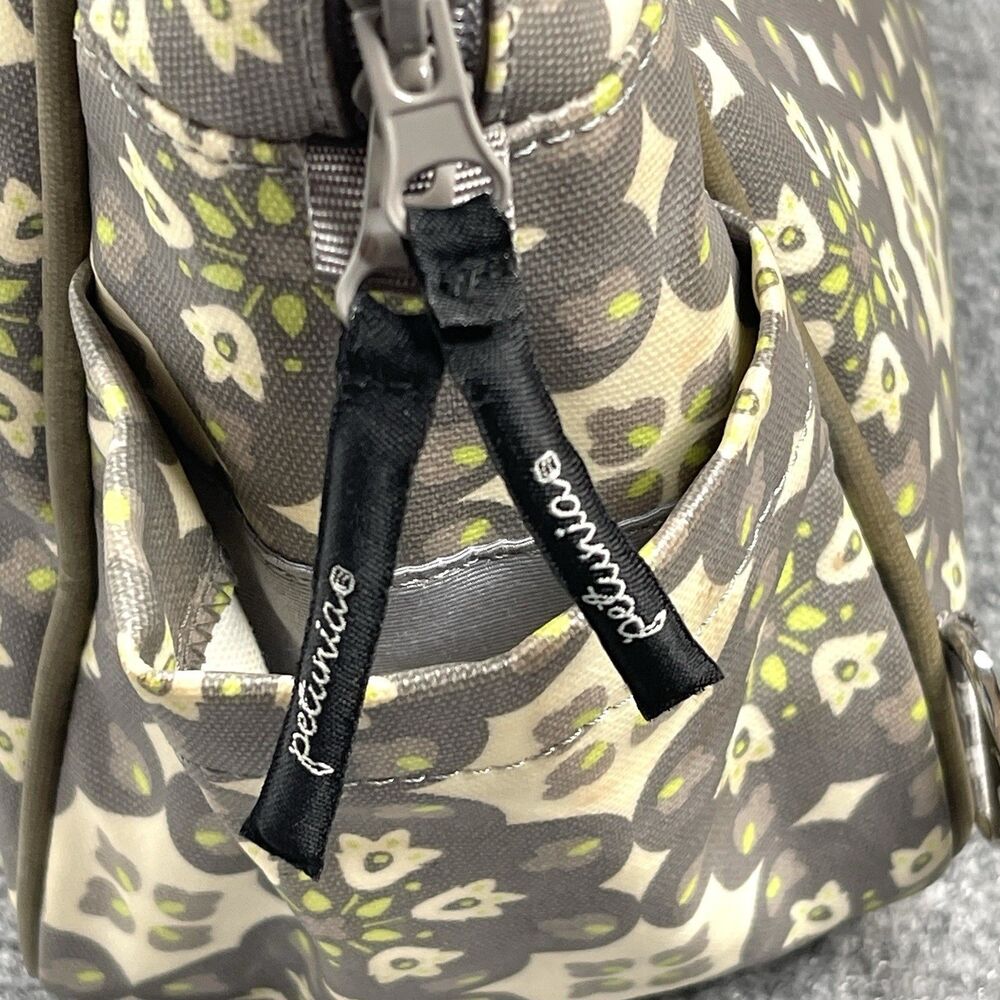 Petunia Pickle Bottom Sashay Satchel Backpack Coated Canvas Misted Marseille - Picture 8 of 16